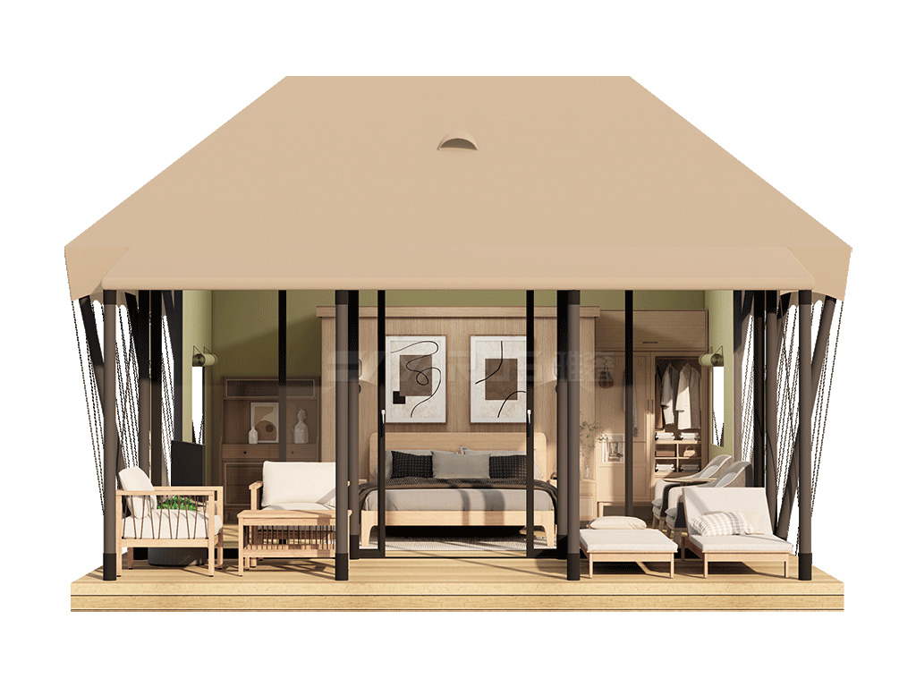 compact-glamping-safari-tent-fontview